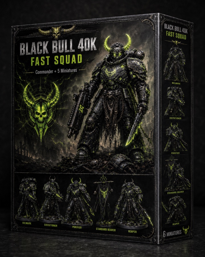 Black Bull 40K Fast Squad Box
